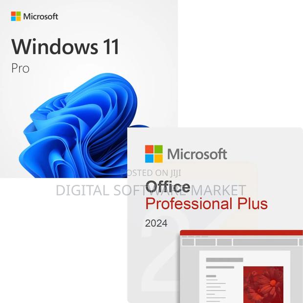Microsoft Office 2024 Pro Plus + Microsoft Windows 11 Pro(Bundel)