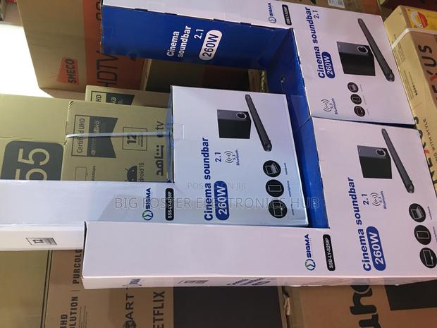 Sigma, 260 Watts Sound Bar With” Bluetooth