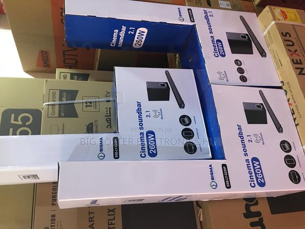 Sigma, 260 Watts _ Cenima Experience Sound Bar With ‘Bluetooth