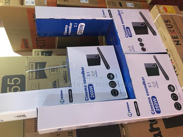 Sigma _260 Watts -Cenima Experience Sound Bar With *Bluetooth