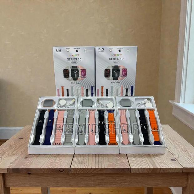 Laxasfit Series 10 Smartwatch With 8 Straps (432446)