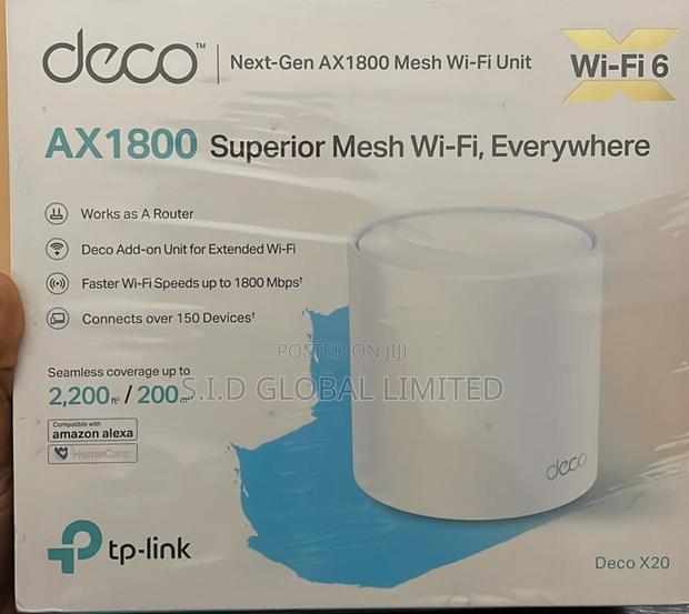 Tp-link Deco X20 Ax1800 Whole Home Mesh Wi-fi 6 System 1-pack · Photo 2
