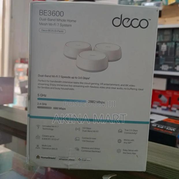 Tp Link Deco Be3600 Dual Band Whole Home Wifi 7 Mesh System photo 2