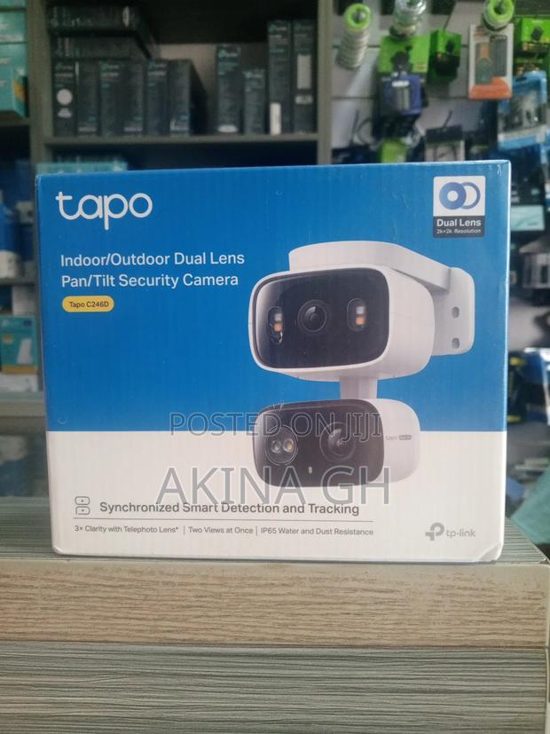 Tp-Link Tapo Indoor/Outdoor Dual Lens Full Color Pt Camera C246d