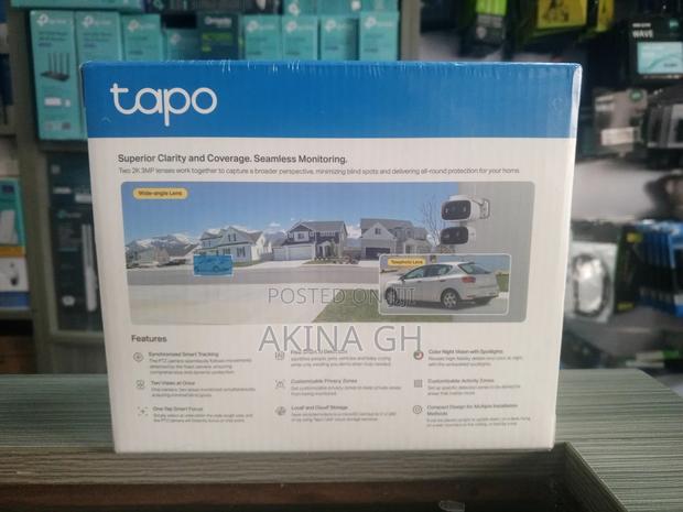 Tp-Link Tapo Indoor/Outdoor Dual Lens Full Color Pt Camera C246d photo 2
