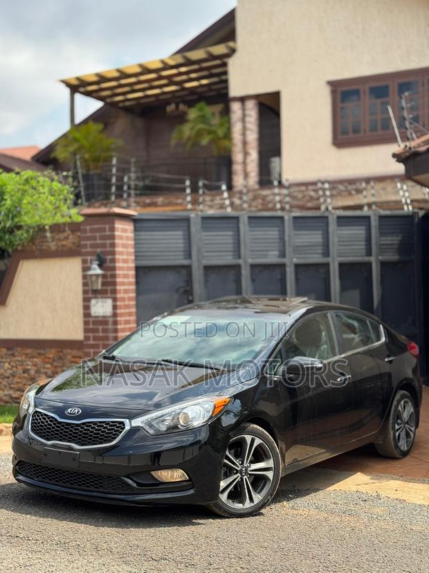Kia Forte LX Sedan 2015 Black photo 2