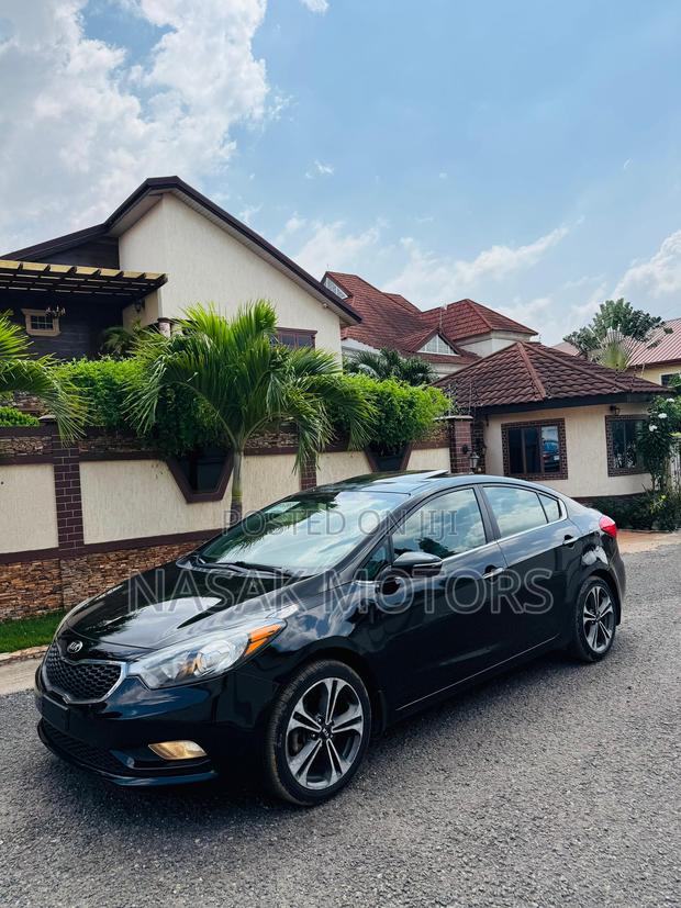 Kia Forte LX Sedan 2015 Black photo 3