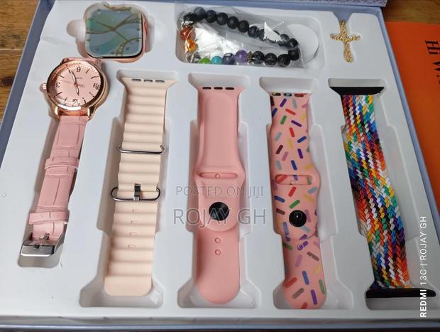 I-520 Mini Smartwatch, Quartz Watch, Bracelet, Chain- Pink photo 9