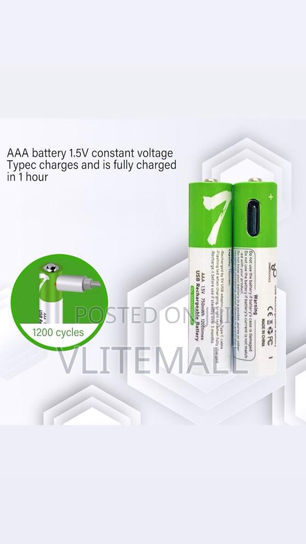 Rechargeable Aaa X 4 Type - C Usb Lithium Battery · Photo 4