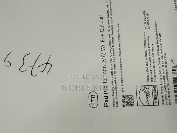 New Apple iPad Pro 13 (2024) 1 TB Black photo 3