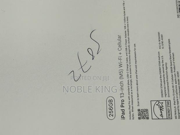New Apple iPad Pro 13 (2024) 256 GB Black photo 3