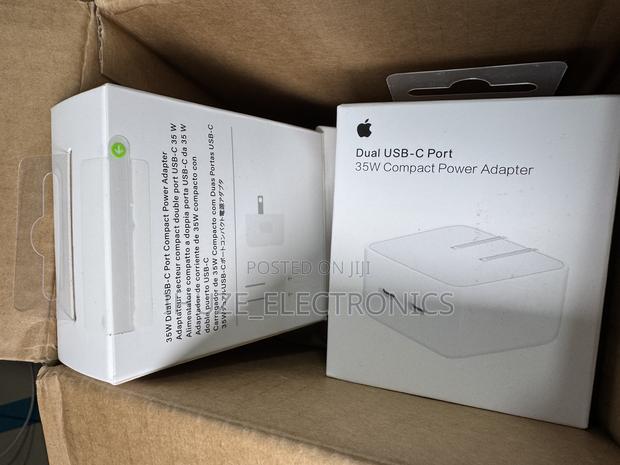 35w Dual Usb-c Port Compact Power Adapter For Macbook Air/iPad/iPhone photo 2