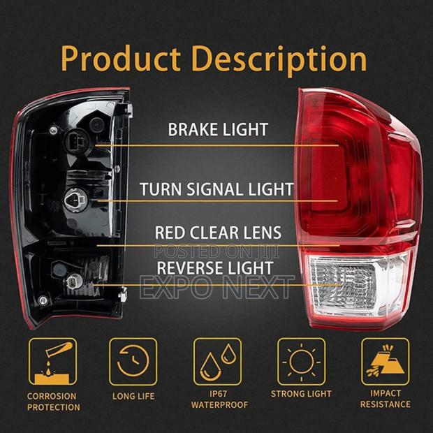Led Tail Light For Toyota Tacoma 2016-2019 photo 3