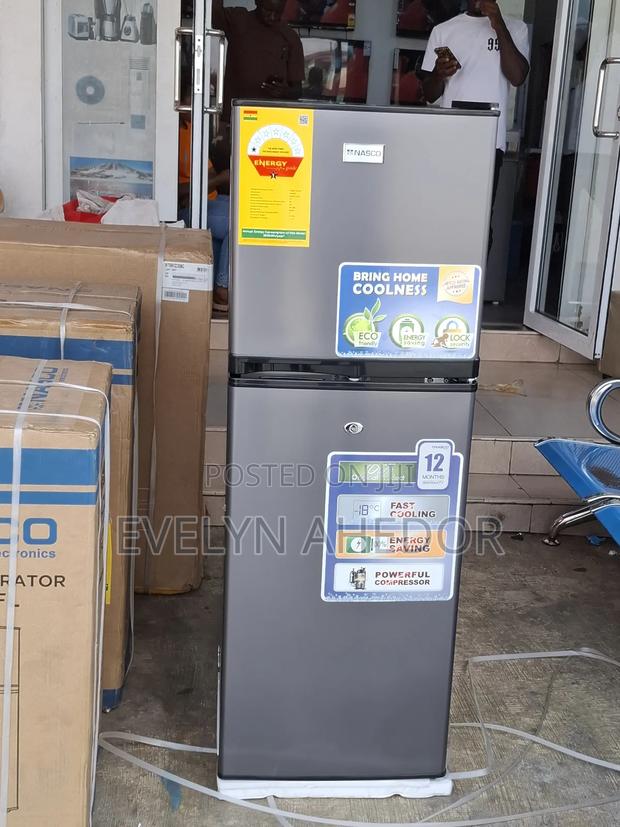 Dark Gray Colour Nasco Top Freezer 136litres Brand New for Sale photo 2