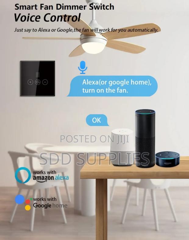 Smart Wifi Fan Lamp/ Light Switch Switches Tuya Available photo 3