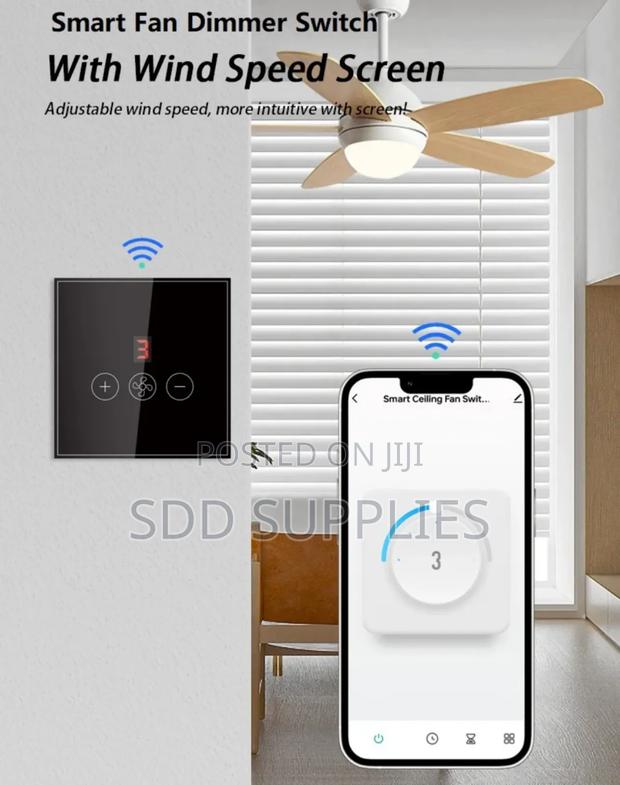 Smart Wifi Fan Lamp/ Light Switch Switches Tuya Available photo 4