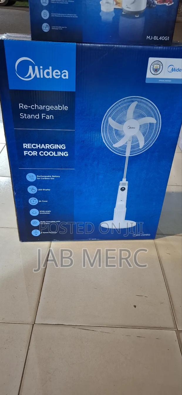 Rechargeable Fans Midea Original More Hours New