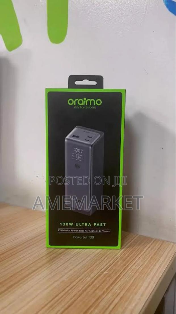 Oraimo Powerjet 27600mah 130w Ultra Fast Power Bank for Laptop Phone · Photo 4