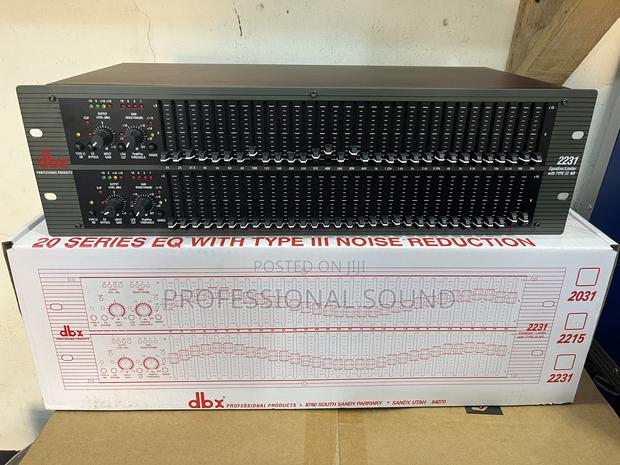 DBX 2231 Dual 31-Band Graphic Equalizer/Limiter, Noise Reduction. · Photo 4