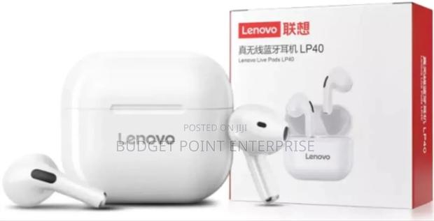 Lenovo Thinkplus Lp40 Quality Wireless Bluetooth Livepods - White photo 3