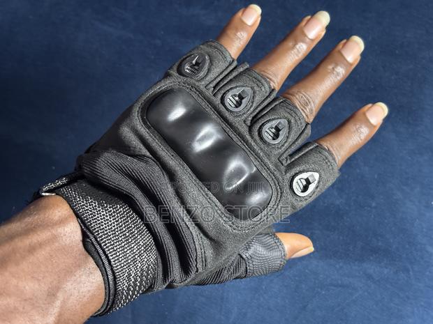 Quality Leather Gym Gloves for Gym, Military and Motor Riding · Photo 3