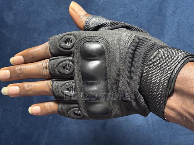 Original Leather Gym Gloves for Workout, Military and Riding Motors · Photo 4