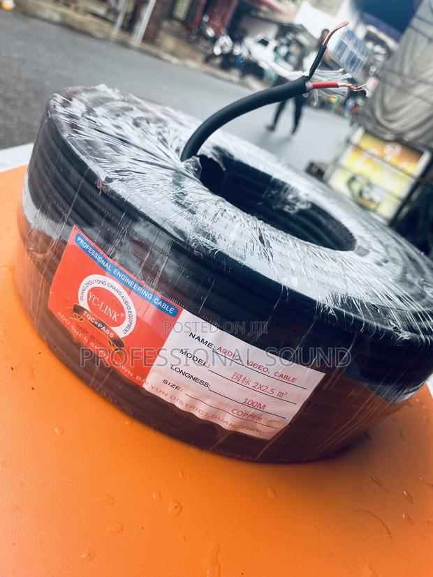 Pure Copper Black Insulated Electrical Cable, (Speaker Wire). · Photo 3