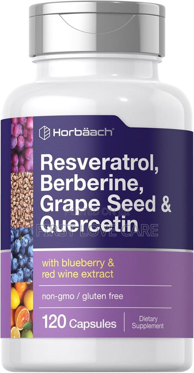 Horbaach Resveratrol, Berberine , Grape Seed and Quercetin · Photo 3