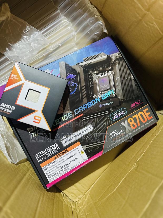 Msi Mpg X870e + Ryzen 9 9950x3d Combo · Photo 4