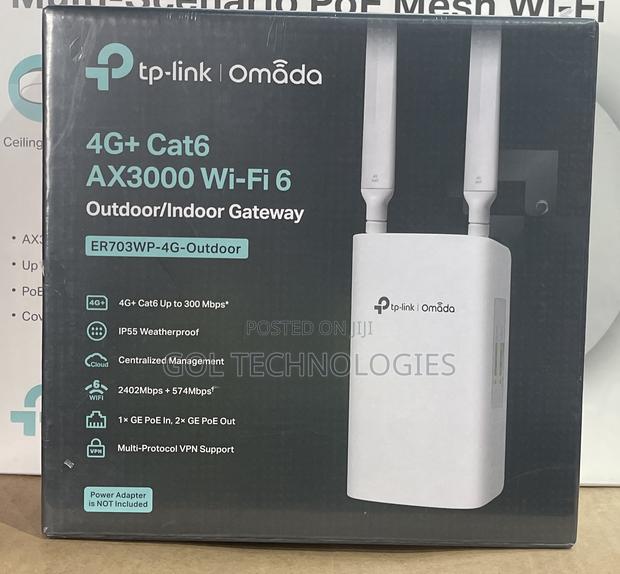 Tp Link Omada 4g+ Cat6 Ax3000 Wi-Fi 6 Outdoor/Indoor Gateway