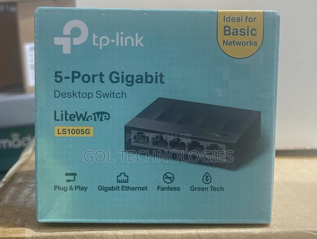 Tp Link 5port Gigabit Desktop Switch 100/1000 Fast Ethernet Switch