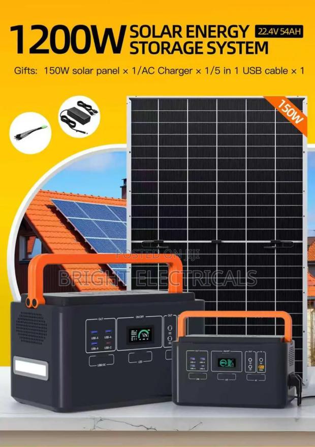 1200kwh Solar Power Station + Panel