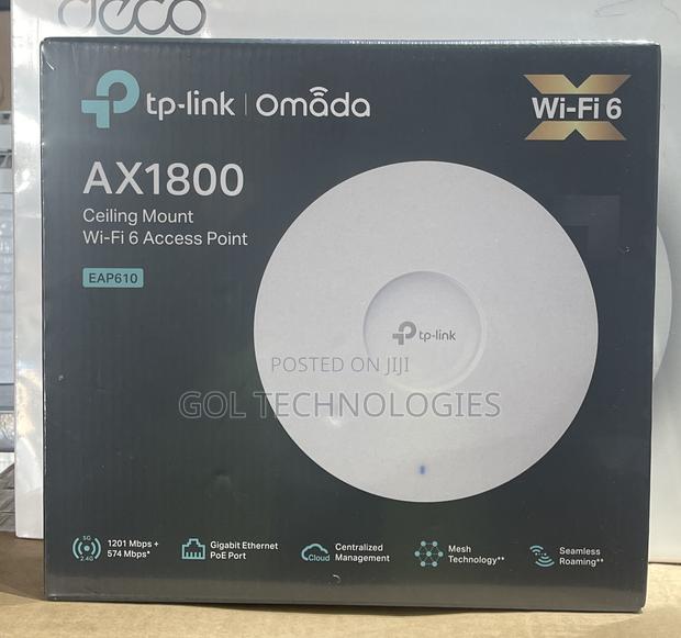 Tp Link Ax1800 Ceiling Mount Wi-Fi 6 Access Point Eap610 Omada photo 2