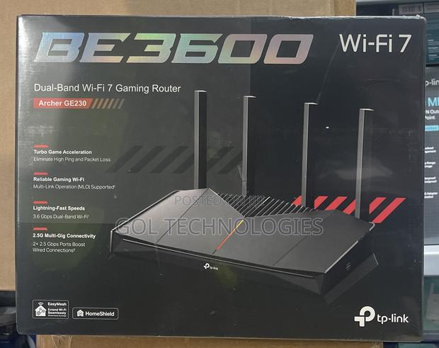 Tp Link Dual-Band Wi-Fi 7 Gaming Router Archer Ge230 Be3600 photo 2