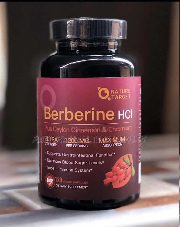 Nature Target Berberine HCL 120 Capsules