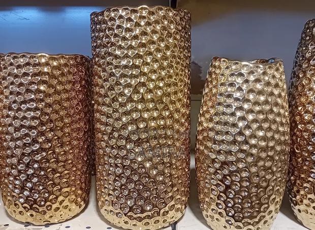 Luxury Gold Flower Vase