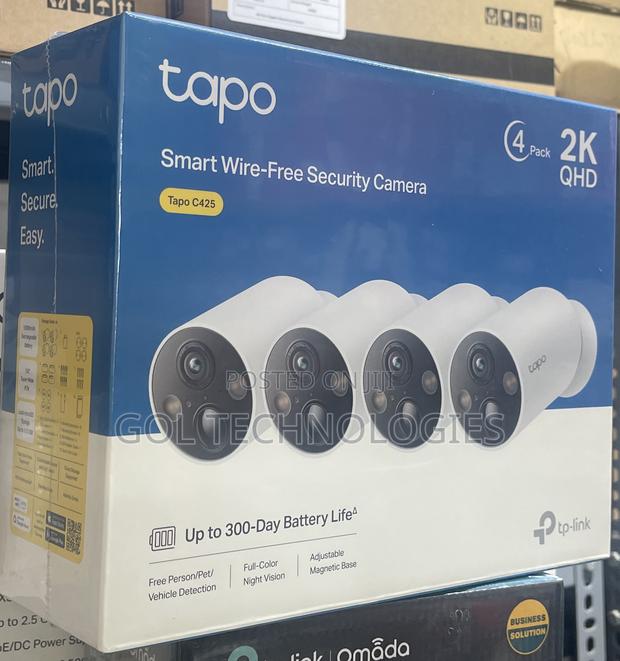 Tapo Smart Wire-Free Security Camera 4ch Wifi Camera Kit 3mp photo 2