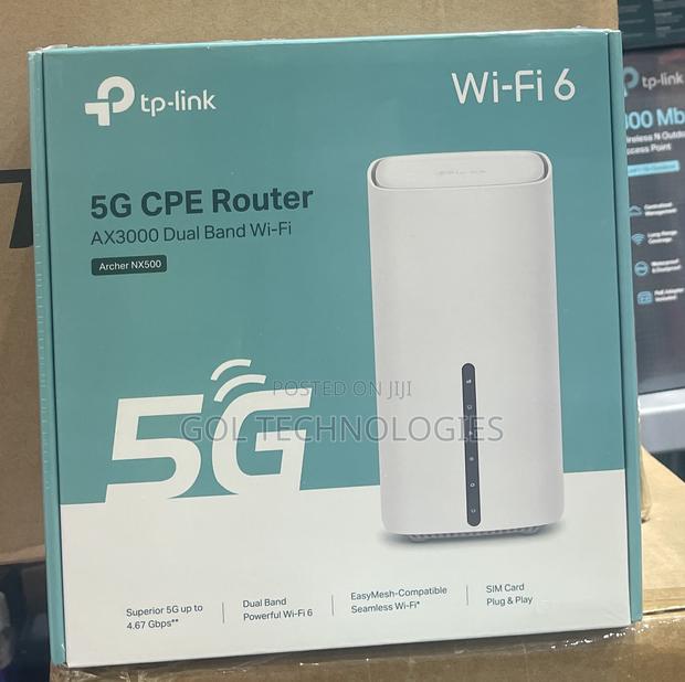 Tp Link Wifi 6 5g Cpe Router Ax3000 Dual Band Wi-Fi Archer Nx500 photo 2