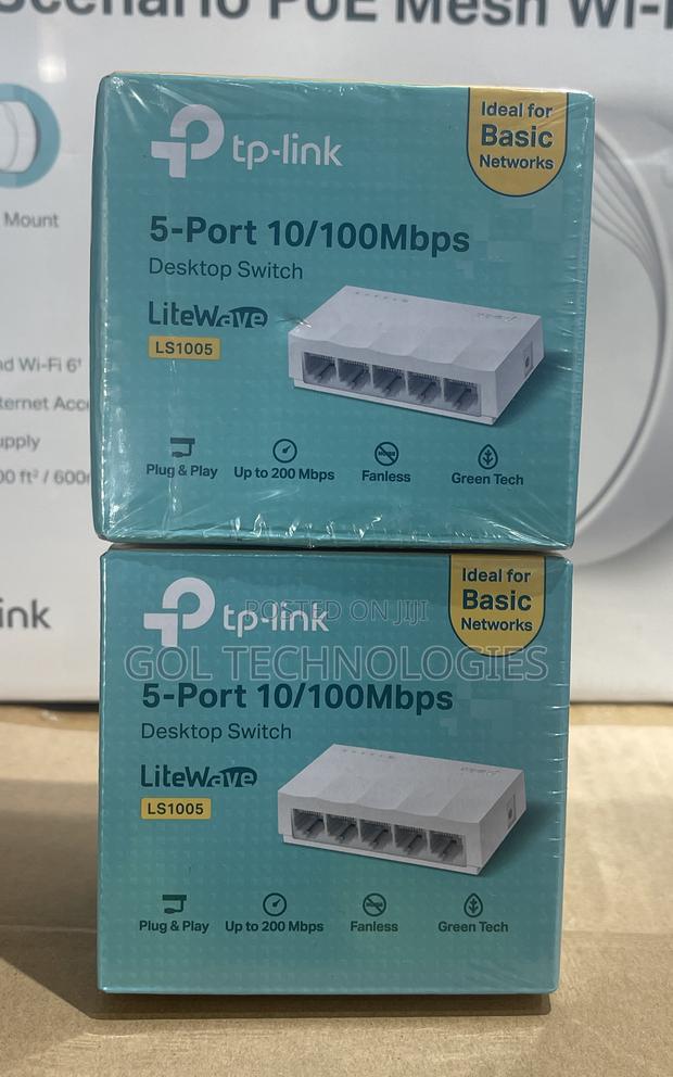 Tp Link 5-Port 10/100mbps Desktop Switch Litewave Ls1005