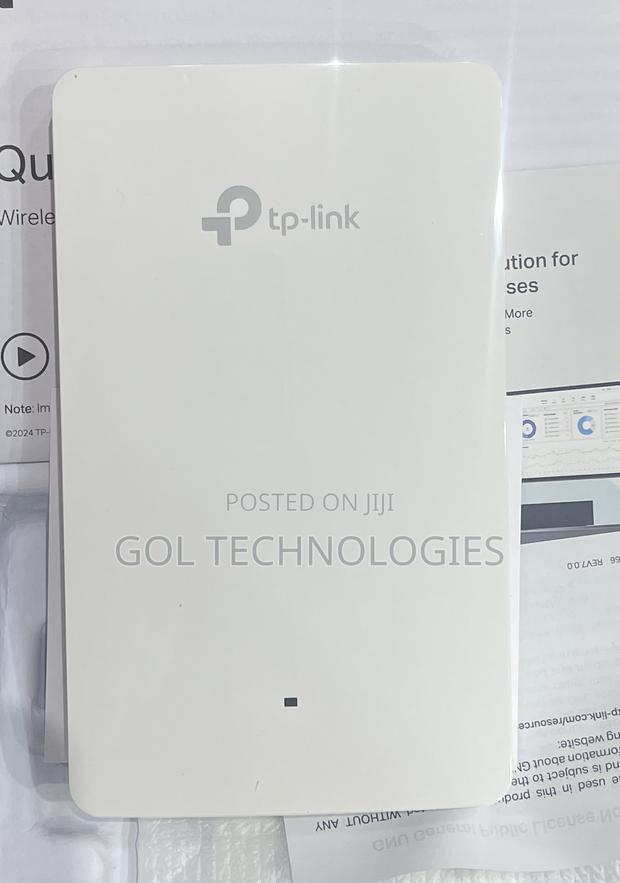 Tp Omada Inwall Ax1800 Wall Plate Wi-Fi 6 Access Point Eap615-Wall photo 2