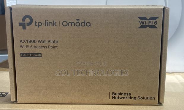 Tp Omada Inwall Ax1800 Wall Plate Wi-Fi 6 Access Point Eap615-Wall photo 3