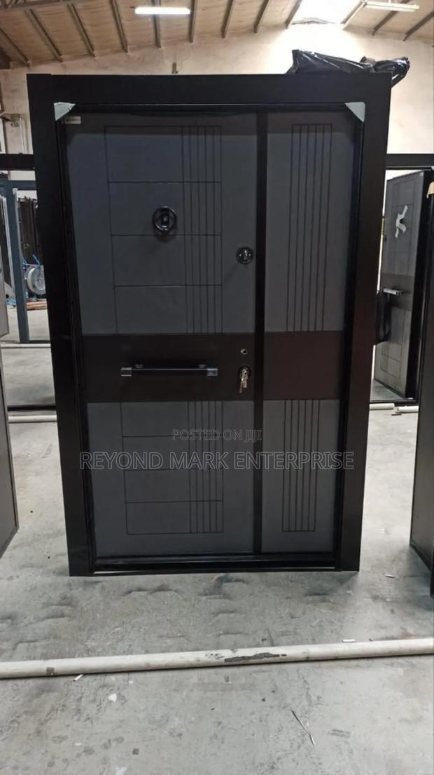 Single Security Door, Luksury Design, Turkish Product, Durable · Photo 4