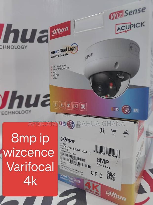 Dahua 8mp Ip Wizsense Varifocal