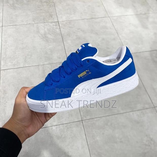 Puma Suede Xl Og Royal Blue and White · Photo 3