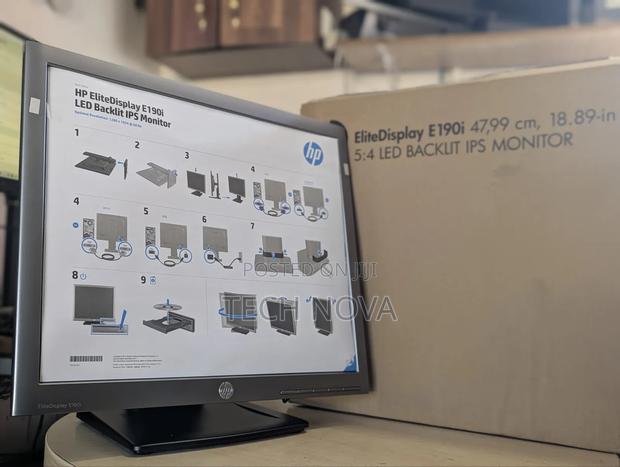 Hp Elitedisplay E190i 19 Inch Led Ips Monitor 60hz Vga Dvi Displayport