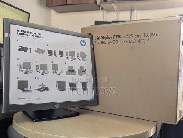Hp Elitedisplay E190i 19 Inch Led Ips Monitor 60hz Vga Dvi Displayport photo 2