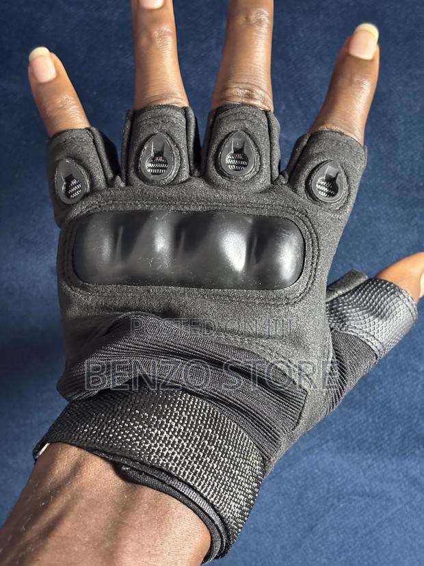 Quality Leather Gloves for Gym Workout, Military Training and Riding · Photo 3