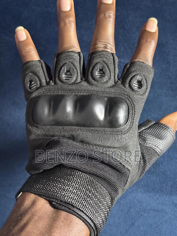 Quality Leather Gloves for Gym Workout, Military Training and Riding · Photo 4