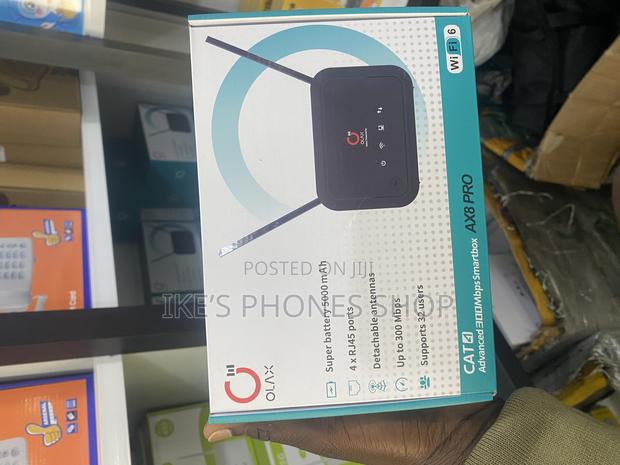 Wi-Fi 6 Cat 4 Ax8 Pro Supports 32 Users Olax Router