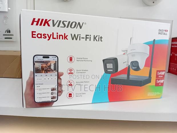 Hikvision Nks424w02h 4mp Bullet Turret Wifi Kit photo 2
